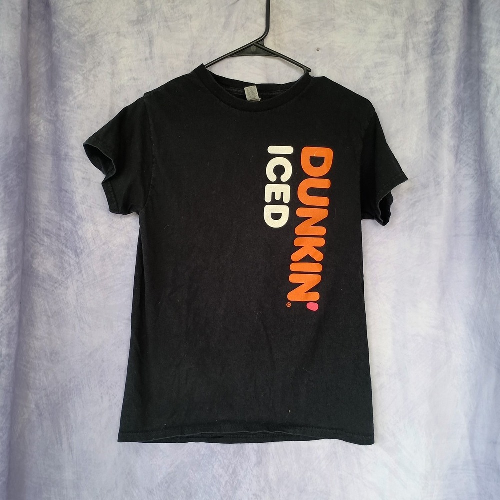 Dunkin' Iced Coffee Graphic Black T-Shirt